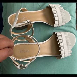 Michael Kors - white heel sandal